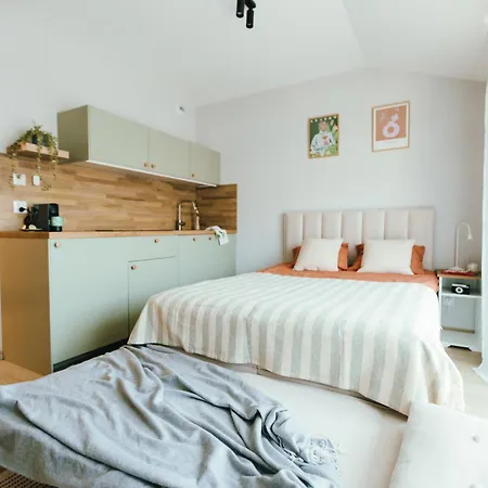 Katowa - Sauna, Ac, Balcony Lägenhet *